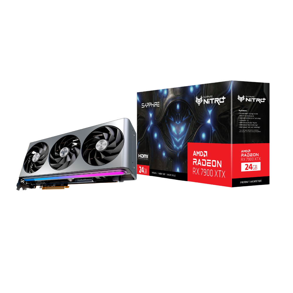 Sapphire NITRO+ RX 7900 XTX GAMING OC VAPOR-X 24GB Graphics Card