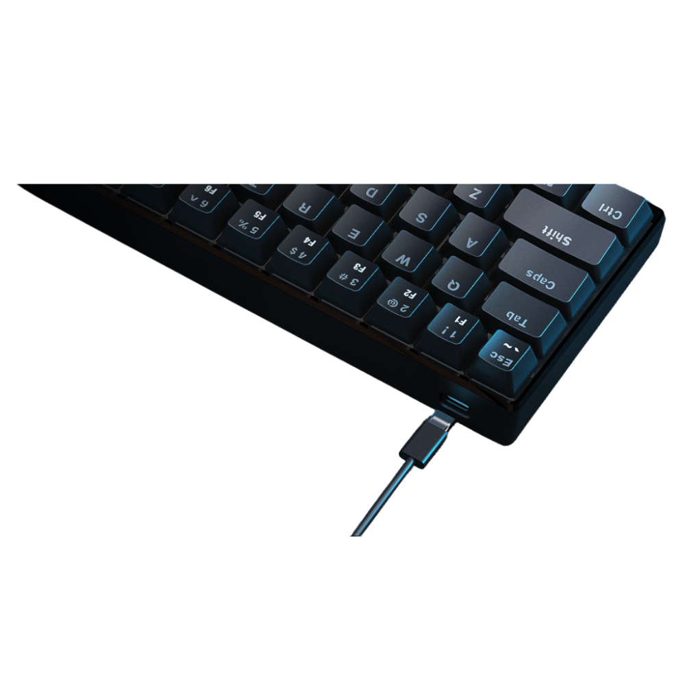 Black Shark Sixgill K4 RGB 60 Percent  Mechanical Gaming Keyboard Blue Switches - Pakistan