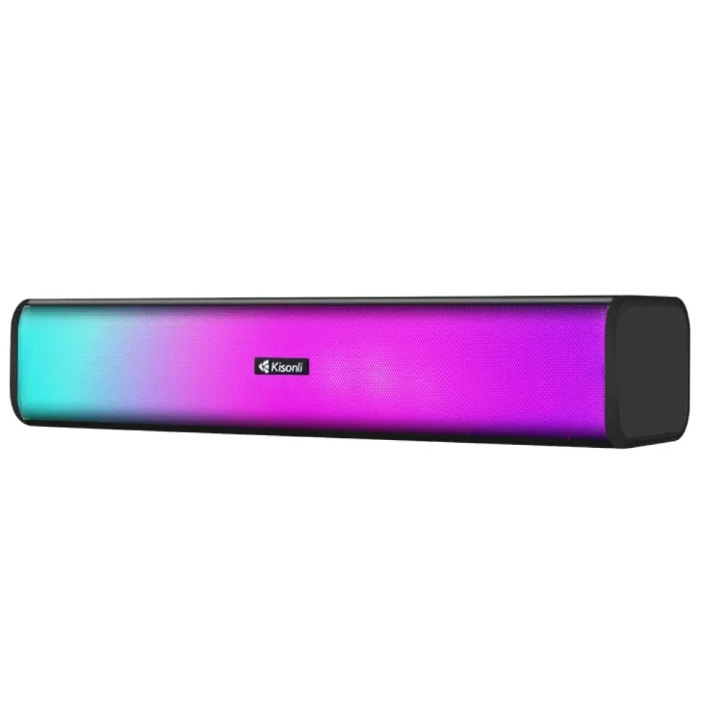 Kisonli Speaker Multimedia I-630 Usb Plug Rgb Colorful Light - Pakistan