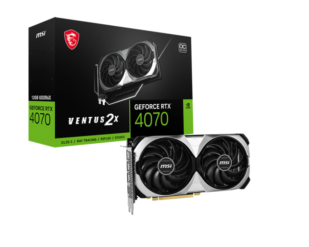 GeForce RTX 4070 VENTUS 2X 12G OC Graphics Card in Pakistan