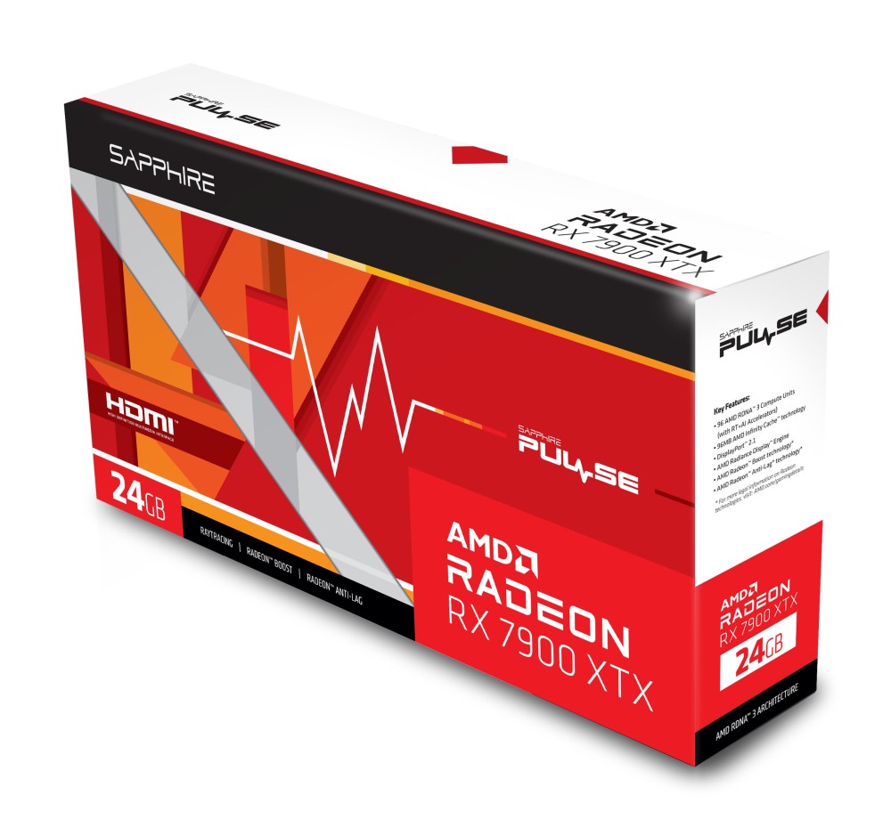 Sapphire PULSE AMD Radeon RX 7900 XTX 24GB Graphics Card in Pakistan