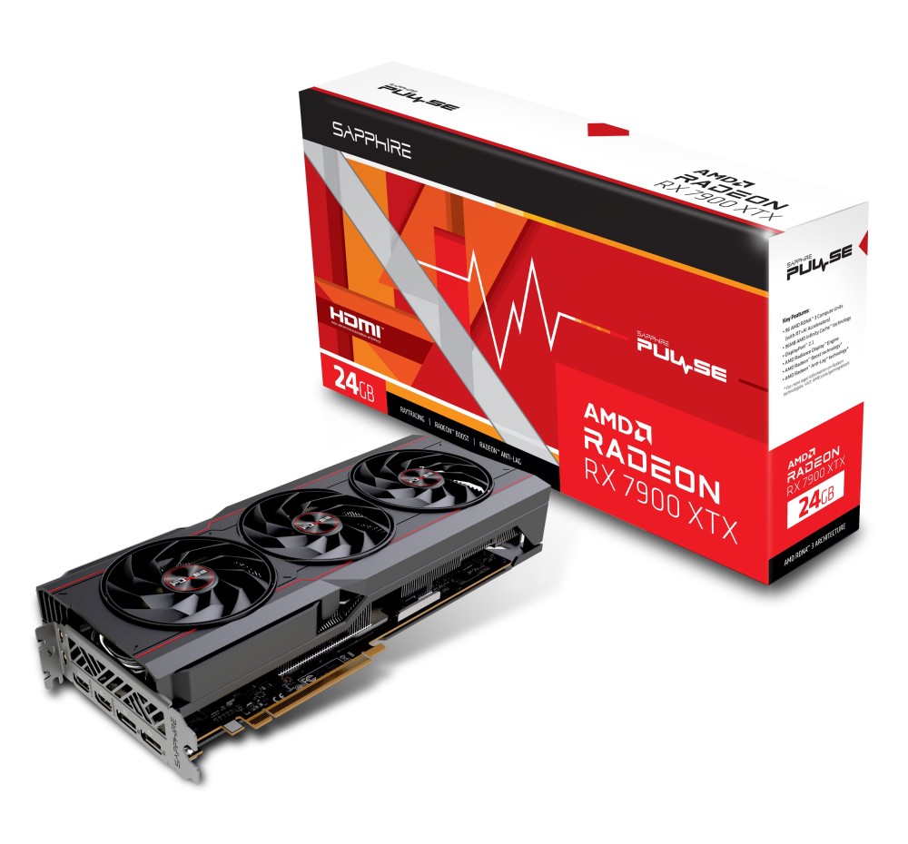 Sapphire PULSE AMD Radeon RX 7900 XTX 24GB Graphics Card in Pakistan