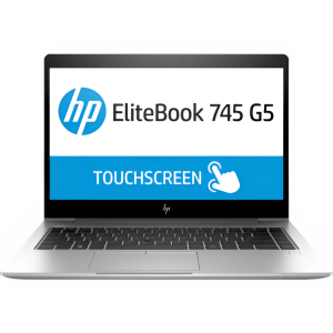 HP EliteBook 745 G5, AMD Ryzen 5 Quad Core CPU, 16GB RAM, 256GB SSD, Touch Screen, AMD Radeon Vega 6 1 GB Dedicated Graphics Card, 14 inch Display, Windows 10 Pro