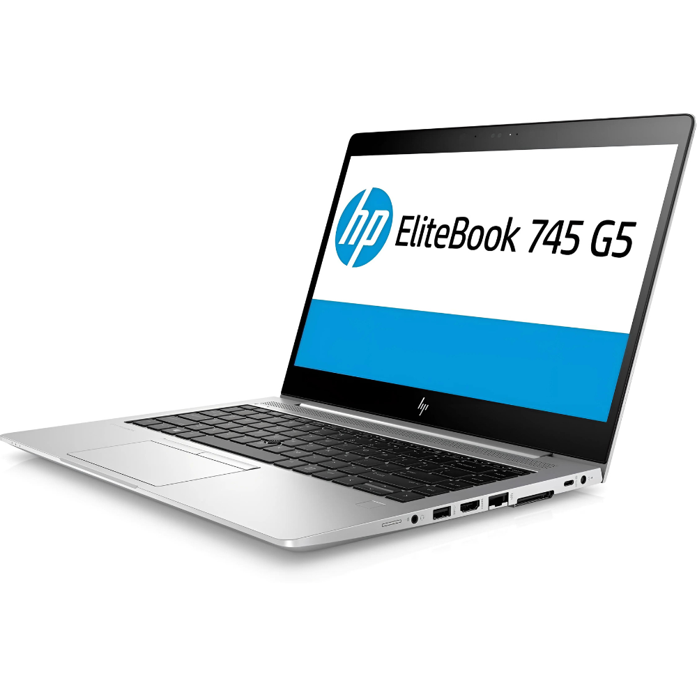 HP EliteBook 745 G5, AMD Ryzen 5 Quad Core CPU, 16GB RAM, 256GB SSD, Touch Screen, AMD Radeon Vega 6 1 GB Dedicated Graphics Card, 14 inch Display, Windows 10 Pro