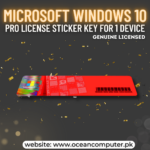 Copy of Microsoft Windows 10 Pro License Sticker KEY for 1 Device for Lifetime Genuine Licensed