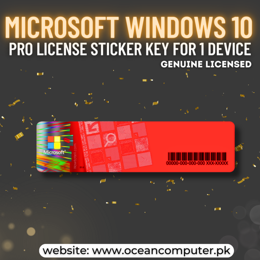 windows 10 pro product key price in pakistan